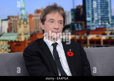 Toronto, Canada. 6e novembre 2014. Acteur et comédien américain canadien Martin Short apparaît sur les ondes de CTV LE SOCIAL à la promotion de ses mémoires - 'Je dois dire : ma vie comme un humble Légende Comédie'. Credit : EXImages/Alamy Live News Banque D'Images