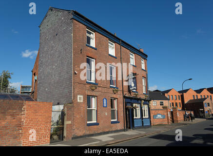 Le gros chat pub, Kelham Island, Sheffield, un 'vrai homme' brewery Banque D'Images