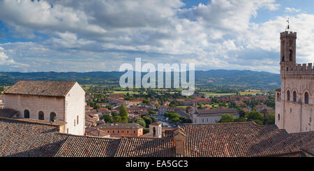 Avis de Gubbio, en Ombrie, Italie Banque D'Images