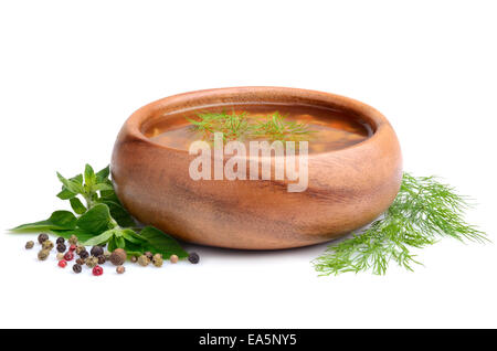 Soupe aux chanterelles Banque D'Images