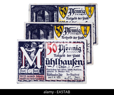 Argent allemand Banque D'Images