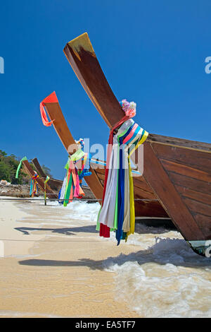 Bateaux longtail Banque D'Images