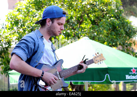 Barcelone - Mai 26 : Mac DeMarco, multi-instrumentiste et artiste multimédia, de Duncan, Canada, effectue à Primavera. Banque D'Images