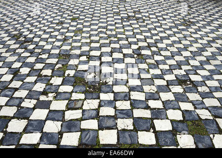 Cobble-chaussée de pierre Banque D'Images