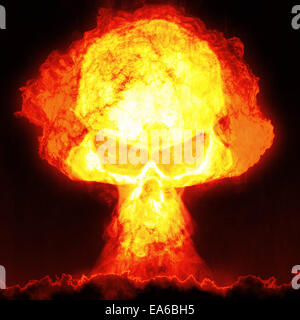 Avec tête de bombe nucléaire Banque D'Images