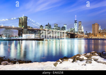 USA, New York State, New York, vue sur Lower Manhattan Banque D'Images