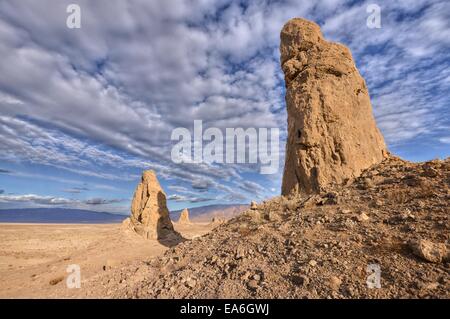 États-unis, Californie, désert de Mojave, le Trona Pinnacles Monument Naturel National Banque D'Images