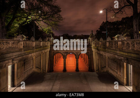 Bethesda terrace, Central Park Banque D'Images