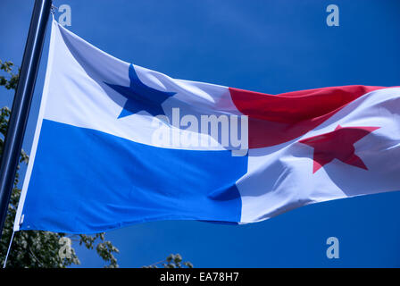 drapeau de Panama Banque D'Images