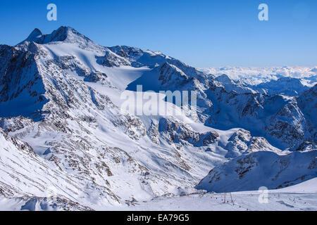 Hautes Alpes de Stubai en Autriche / Tyrol Banque D'Images