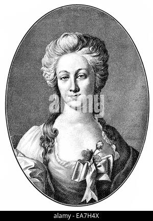 Anna Elizabeth Schoenemann, 1758-1817, 'Lili' response to escalating drug costs de Johann Wolfgang von Goethe, 1749-1832, Anna Elisabeth von Schö Portrait Banque D'Images