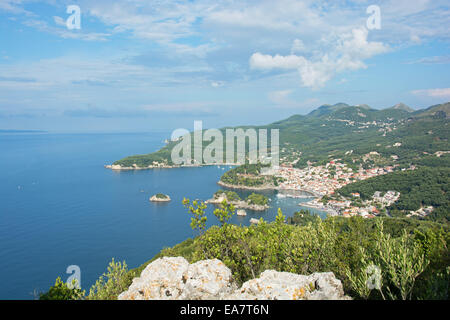 L'Épire, Grèce. Un portrait de Parga et de la côte ionienne. 2014. Banque D'Images