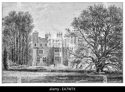 Château Hawarden Flintshire Wales Premier ministre britannique William Gladstone Banque D'Images