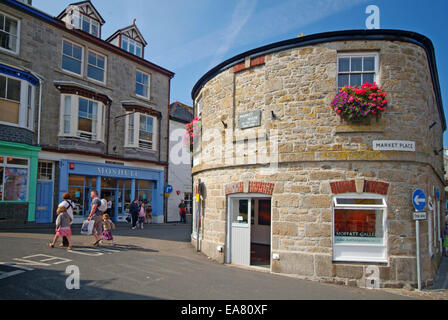 Marché pour un après-midi d'été ensoleillé Penwith St Ives Cornwall ouest sud-ouest de l'Angleterre UK Banque D'Images