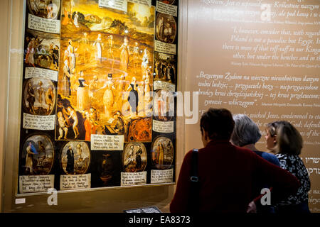 Musée de l'histoire des Juifs polonais, le POLIN, Varsovie, Pologne Banque D'Images