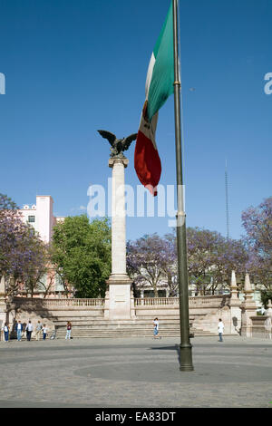 Plaza de la Patria, Aguascalientes, Mexique Banque D'Images