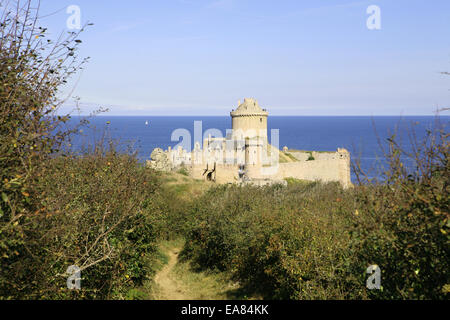 Fort de la Latte, pointe de la Latte département des Côtes-d'Armor Bretagne France Banque D'Images