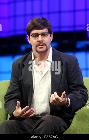 Gavin Andresen est l'Amherst, Massachusetts, directeur scientifique de la Fondation Bitcoin parle le dernier jour de la 2014 Banque D'Images