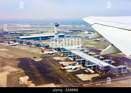 NEW YORK, NY, USA - 20 MAI 2013 : l'aéroport Kennedy. New York JFK Airport à New York air 20 mai 2013, Usa Banque D'Images