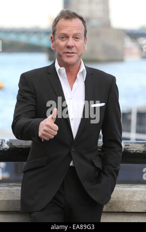 '24 - Vivre un autre jour' UK TV premiere tenue à Old Billingsgate, Londres avec : Kiefer Sutherland Où : London, Royaume-Uni Quand : 06 mai 2014 Banque D'Images