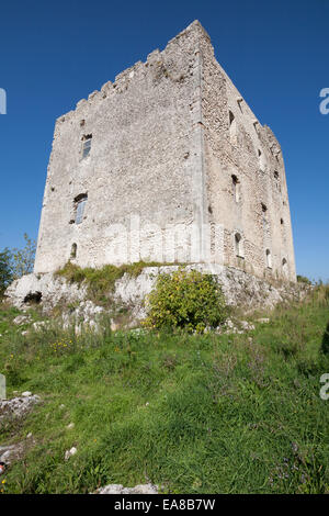 Bagnoli Irpino (Avellino, Italie) - Le château Banque D'Images