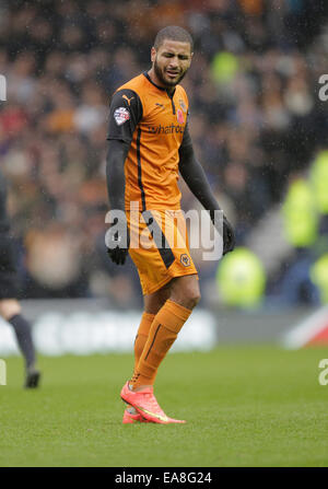 Derby, Royaume-Uni. Nov 8, 2014. Découragement pour Leon Clarke de Loups - Football - Sky Bet Championship - Derby County vs Wolverhampton Wanderers - Stade iPro Derby - Saison 2014/15 - 8 novembre 2014 - Photo Malcolm Couzens/Sportimage. Credit : csm/Alamy Live News Banque D'Images