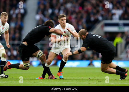 Londres, Royaume-Uni. Nov 8, 2014. L'Angleterre Owen Farrell - QBE Internationaux de novembre - L'Angleterre contre la Nouvelle-Zélande. Credit : Cal Sport Media/Alamy Live News Banque D'Images