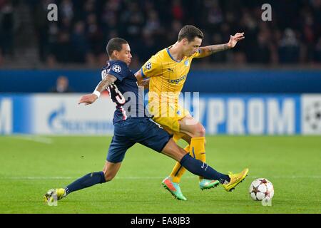 Gregory VAN DER WIEL - 05.11.2014 - Paris Saint Germain/Apoel Nicosie Nicosie - Ligue des Champions.Photo : Aurelien Meunier/Icon Sport Banque D'Images