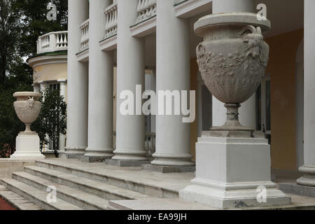 Hôtel particulier dans le Gorki Estate où le leader soviétique Vladimir Lénine mort en 1924 à Gorki Leninskiye près de Moscou, Russie. Banque D'Images