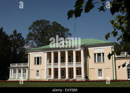 Hôtel particulier dans le Gorki Estate où le leader soviétique Vladimir Lénine mort en 1924 à Gorki Leninskiye près de Moscou, Russie. Banque D'Images