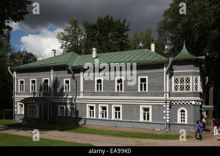 Maison-musée Tchaïkovski, où célèbre compositeur russe Piotr Tchaïkovski a vécu en Klin près de Moscou, Russie. Banque D'Images