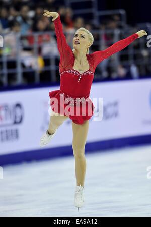 Shanghai, République populaire de Chine. Nov 8, 2014. Chers participants, VIKTORIA HELGESSON (Suède) lors de la finale du Grand Prix de Shanghai Lexus au centre de sport Oriental de Shanghai est la Chine. © Marcio Machado/ZUMA/Alamy Fil Live News Banque D'Images