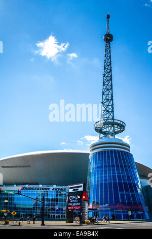 Bridgestone Arena est un lieu situé au centre-ville sur Broadway juste en face du Centre de Convention de Nashville Banque D'Images