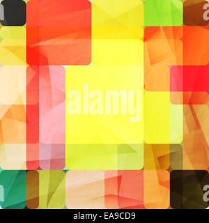 Résumé fond avec des formes colorées sur la texture du papier conception graphique vectoriel. Banque D'Images