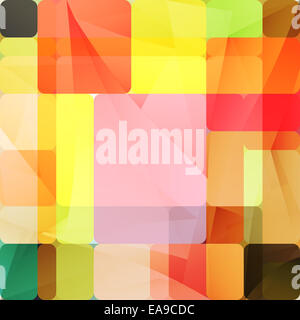 Résumé fond avec des formes colorées sur la texture du papier conception graphique vectoriel. Banque D'Images