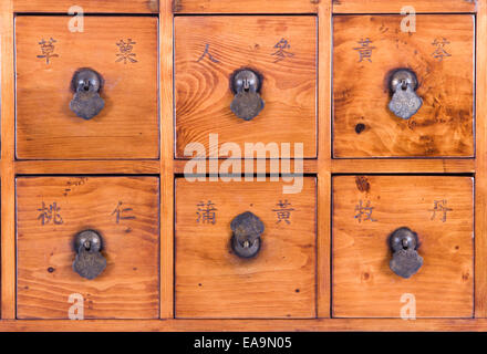 Herbal medicine cabinet Banque D'Images