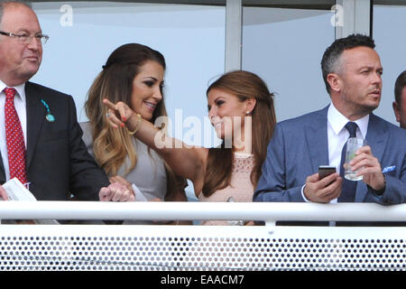 Boodles Mesdames jour pendant la Fête de Mai à l'hippodrome de Chester comprend : Coleen Rooney Où : Liverpool, Royaume-Uni Quand : 08 mai 2014 Banque D'Images