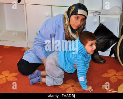 Aurait été la seule institution en Palestine, qui se concentre sur le travail avec les enfants handicapés mentaux, est le centre de Star Mountain près de Ramallah s'exécute par l'Église de les Frères moraves, qui vient de la République tchèque. Sur la photo le centre de Star Mountain près de Ramallah, en Palestine, le 6 novembre 2014. (CTK Photo/Filip Nerad) Banque D'Images