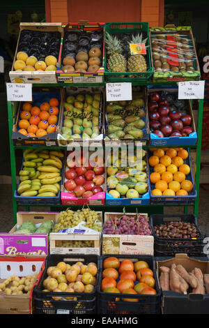 Stand de fruits, Triana, Séville Banque D'Images