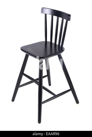 Président noir sur fond blanc.. Banque D'Images