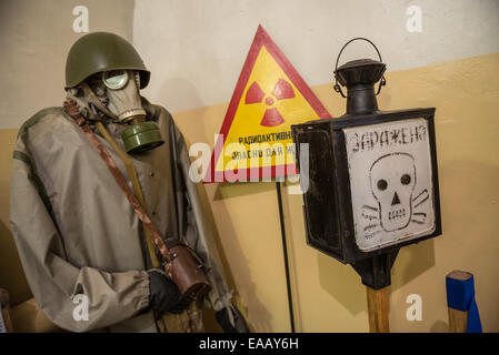 Musée militaire appelé le Rock en ex-bunker souterrain Kiev ville, Lviv oblast (province), Ukraine Banque D'Images