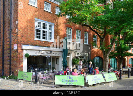 Théâtre chocolat Cafe Bar, Thames Street, Windsor, Berkshire, Angleterre, Royaume-Uni Banque D'Images