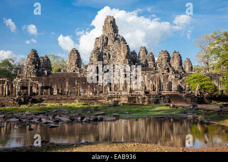 Cambodge, temple Bayon, fin 12ème-13ème. Siècle. Banque D'Images