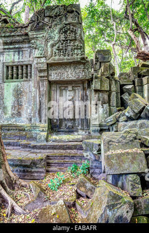 Cambodge, Beng Meala Entrée Sanctuaire, 12e. Siècle. Banque D'Images