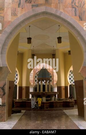 Grande mosquée (Grande mosquée), Touba, au Sénégal, l'Afrique Banque D'Images