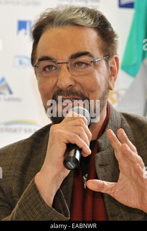 Pilsen, République tchèque. 11Th Nov, 2014. Acteur indien Kabir Bedi, célèbre pour son rôle de Sandokan, est perçue lors d'une conférence de presse à Pilsen, dans le cadre du septième festival international du film d'Juniorfest annuel, la République tchèque, le 11 novembre 2014. Photo : CTK/Alamy Live News Banque D'Images