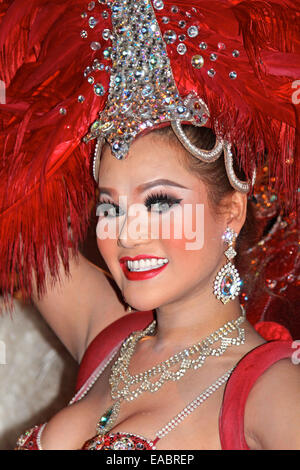 Dame ou garçon, déplacement à Pattaya, Thaïlande, Cabaret Alcazar Banque D'Images