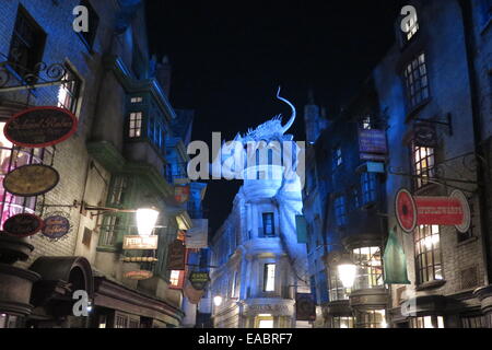 Le chemin de traverse Universal Studios Florida Banque D'Images
