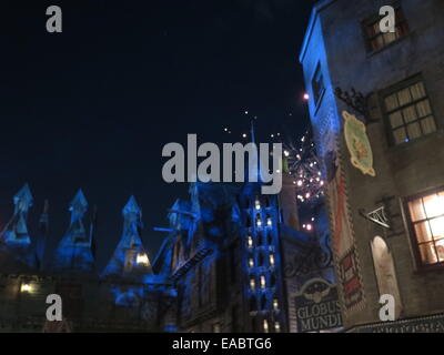 Diagon Alley, Harry Potter, Universal Studios, Floride Banque D'Images