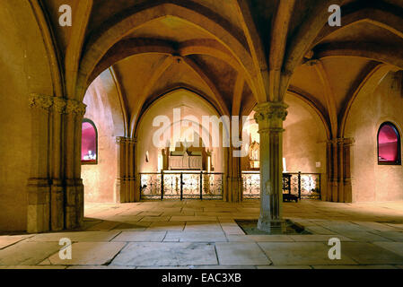 La basilique Saint-Sernin crypte ou église romane Toulouse France Banque D'Images